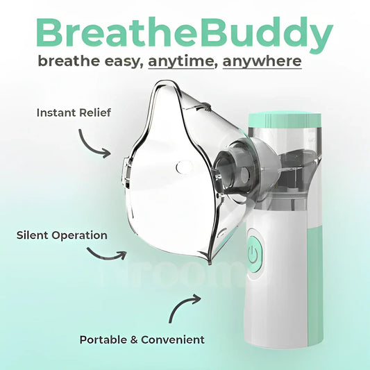 🎁 Last Day Promotion Save 65% - Rechargeable Mesh Nebulizer™ 2.0 - جهاز استنشاق شبكي قابل لإعادة الشحن