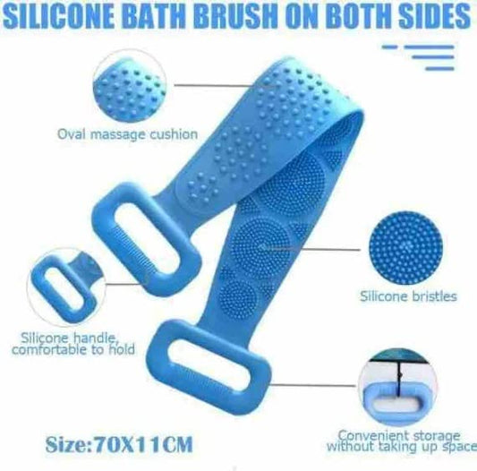 Body Wash Brush Shower Foot & Back Scrubber Mat