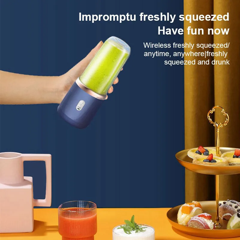 🎁Last Day Promotion Save 50% - 02 in 01 Portable Electric Juicer Blender