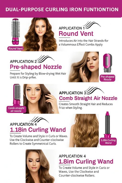 5 in 1 hair styler