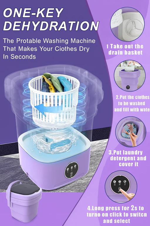 Portable Mini Washer – 11L