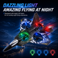 Fighter Jet RC Drone Toy with LED Lights & One-Key Takeoff