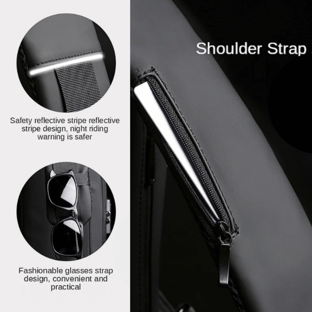 🎁Today Promotion Save 65% - USB Charging Anti-theft Shoulder Bag with 20000mah Powerbank (عرض ٢ قطع ب ١١٩ ريال فقط)