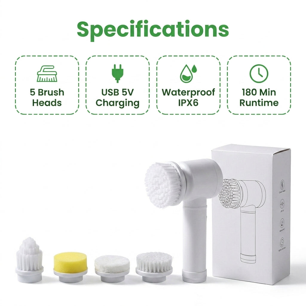Cleaning Magic Electric Brush (5-in-1)