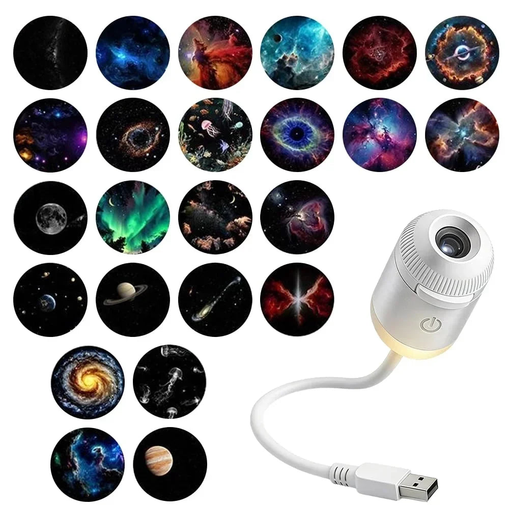 Portable Mini USB Starry Sky Projection Lamp