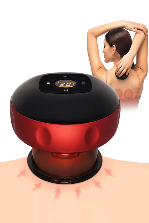 Electric 3-in-1 Cupping Therapy & Cellulite Massager, Rechargeable Gua Sha