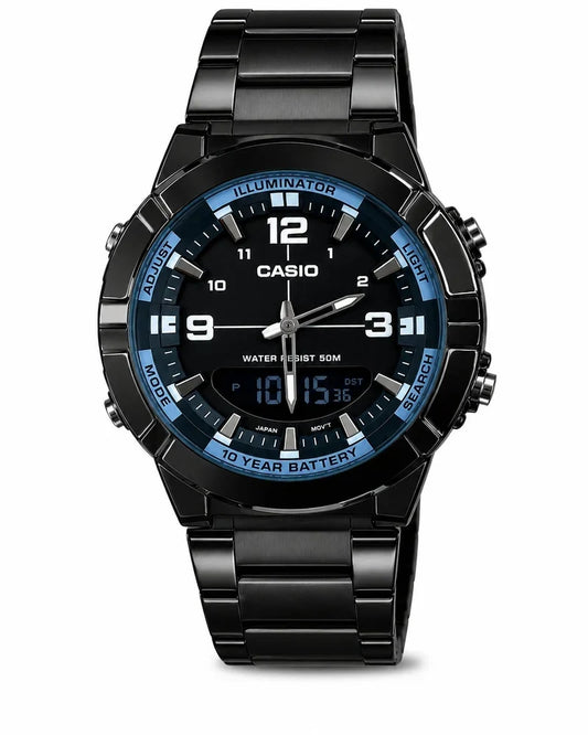 Casio Illuminator Men’s Analog-Digital Stainless Steel Watch