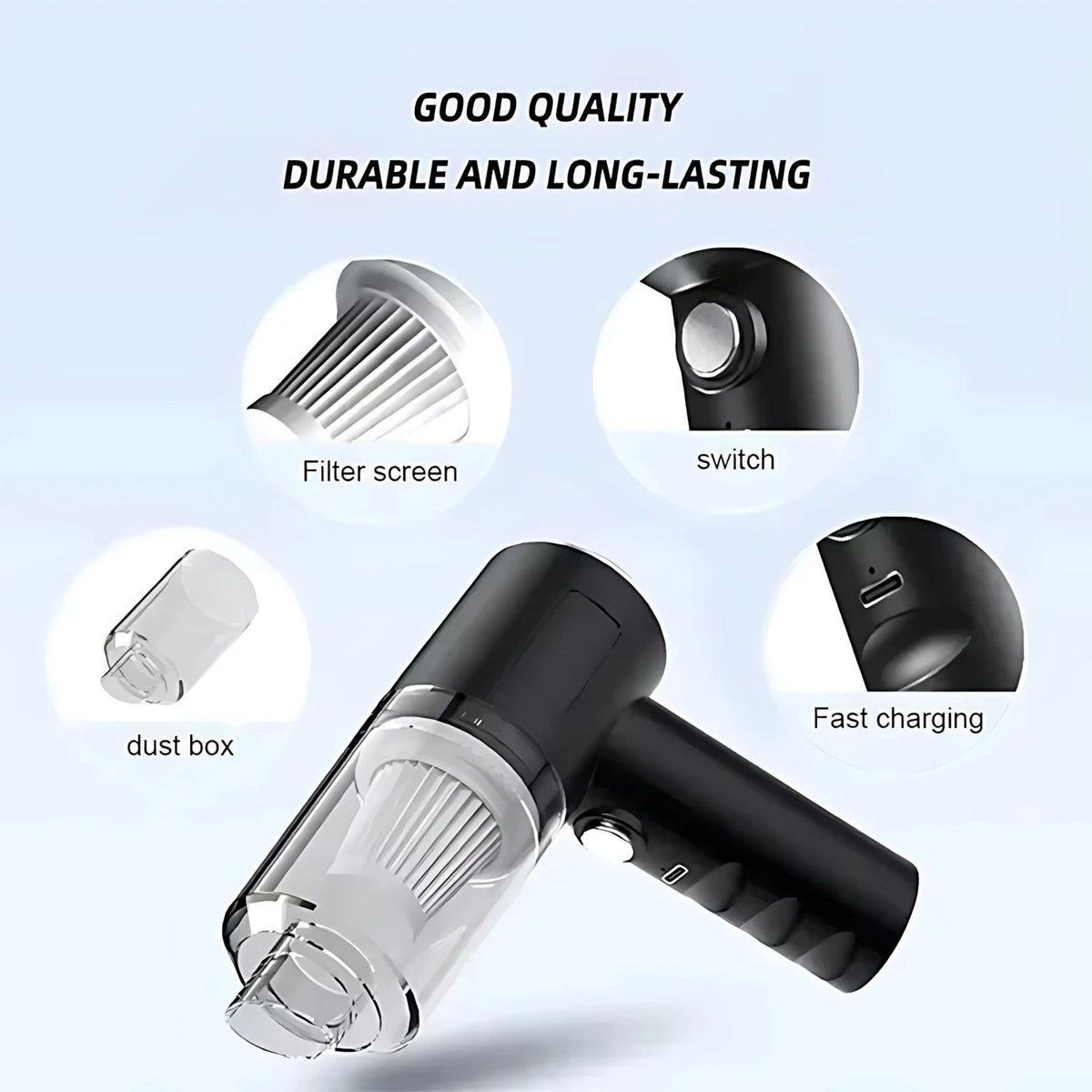 🎁 Today Promotion, Save 65% - Cordless 3-in-1 Rechargeable Vacuum Cleaner & Blower