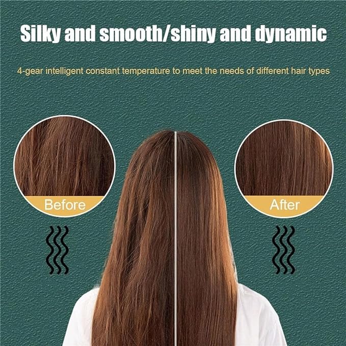 Self Cleaning Hair Comb (random Color)