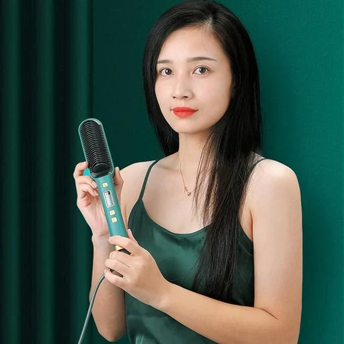 Self Cleaning Hair Comb (random Color)