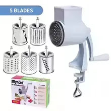 5-in-1 Manual Drum Grater
