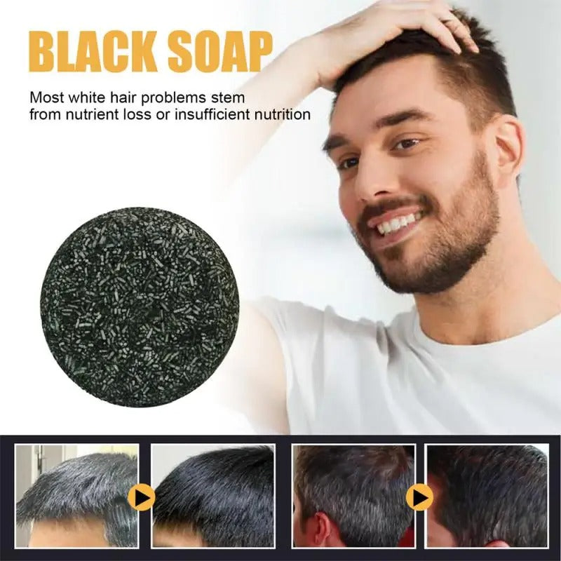 𝐏𝐨𝐥𝐲𝐠𝐨𝐧𝐮𝐦 𝐇𝐚𝐢𝐫 Darkening Soap - صابون سواد الشعر