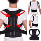 Adjustable Spine Back Support Posture Sensor Belt (random Color)