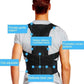 Adjustable Spine Back Support Posture Sensor Belt (random Color)